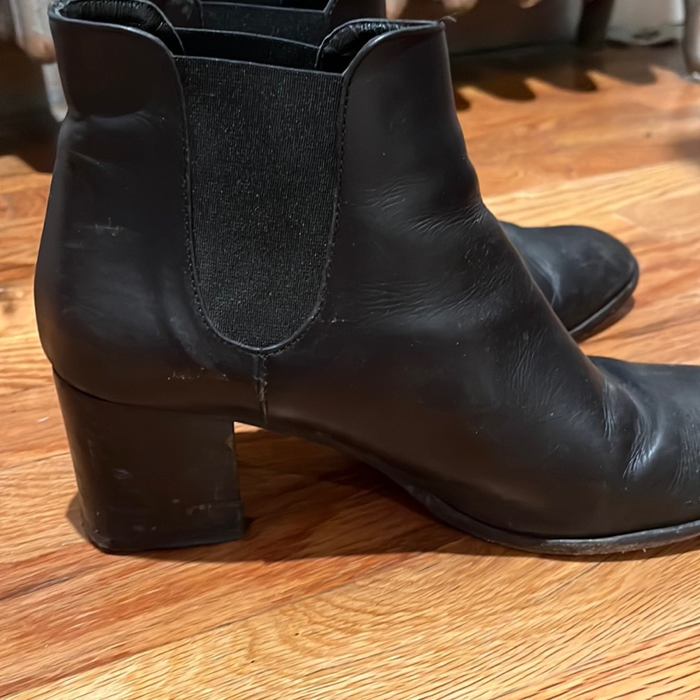 Agnes B Black Chelsea Ankle Boot - Size 39